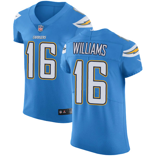 Nike Chargers #16 Tyrell Williams Electric Blue Alternate Men's Stitched NFL Vapor Untouchable Elite Jersey